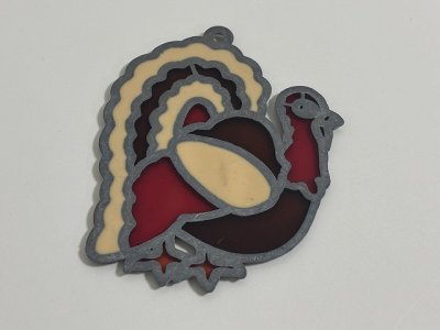 画像3: ステンドグラス風 ウォールデコ サンキャッチャー 壁掛け飾り USA オールド ヴィンテージ vintage