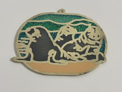 画像3: ステンドグラス風 ウォールデコ サンキャッチャー 海の生き物 壁掛け飾り USA オールド ヴィンテージ vintage