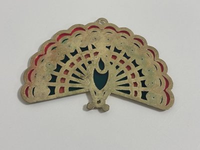 画像3: ステンドグラス風 ウォールデコ サンキャッチャー くじゃく 壁掛け飾り USA オールド ヴィンテージ vintage