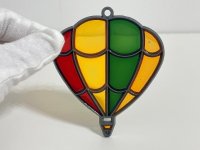 ステンドグラス風 ウォールデコ サンキャッチャー 壁掛け飾り USA オールド ヴィンテージ vintage