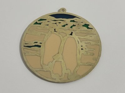 画像3: ステンドグラス風 ウォールデコ サンキャッチャー ペンギン 壁掛け飾り USA オールド ヴィンテージ vintage