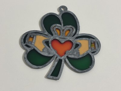 画像3: ステンドグラス風 ウォールデコ サンキャッチャー クラダリング IRISH 壁掛け飾り USA オールド ヴィンテージ vintage