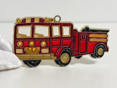 画像1: ステンドグラス風 ウォールデコ 車 サンキャッチャー 壁掛け飾り USA オールド ヴィンテージ vintage