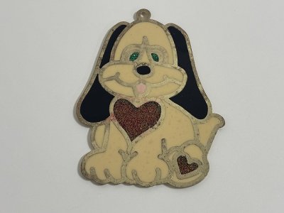 画像3: ステンドグラス風 ウォールデコ サンキャッチャー 犬 壁掛け飾り USA オールド ヴィンテージ vintage