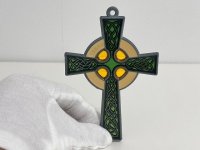 ステンドグラス風 ウォールデコ サンキャッチャー 壁掛け飾り USA オールド ヴィンテージ vintage