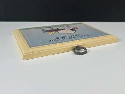 画像3: ヴィンテージ  スヌーピー ウッドストック 1980's HALLMARK WALL PLAQUE 壁掛け 飾り SNOOPY PEANUTS MADE IN USA