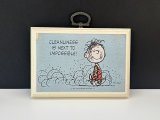 ヴィンテージ  ピッグペン PIGPEN 1980's HALLMARK WALL PLAQUE 壁掛け 飾り SNOOPY PEANUTS MADE IN USA スヌーピー