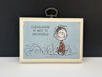 ヴィンテージ  ピッグペン PIGPEN 1980's HALLMARK WALL PLAQUE 壁掛け 飾り SNOOPY PEANUTS MADE IN USA スヌーピー