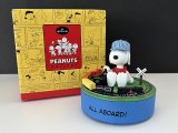 「アウトレット」動作確認済み HALLMARK スヌーピー TRAIN 箱付き PEANUTS GALLERY 2002年 オールド USA ヴィンテージ 