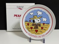 ヴィンテージ スヌーピー 1982年 Schmid コレクター メモリアルプレート vintage snoopy 