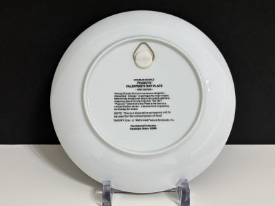 画像3: ヴィンテージ スヌーピー 1977年 Schmid コレクター メモリアルプレート vintage snoopy 