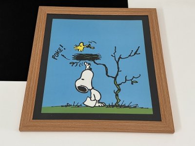 画像2: 1979年 スヌーピー ウッドストック フレーム ポスター USA SNOOPY ピーナッツ PEANUTS ヴィンテージ