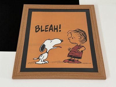 画像2: 1979年 スヌーピー ライナス フレーム ポスター USA SNOOPY ピーナッツ PEANUTS ヴィンテージ
