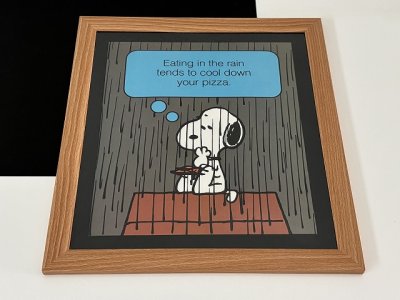 画像2: 1983年 スヌーピー フレーム ポスター USA SNOOPY ピーナッツ PEANUTS ヴィンテージ
