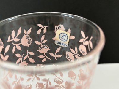 画像5: 未使用 ラベル付き 1950's 60's LIBBEY リビー グラス ヴィンテージ タンブラー USA