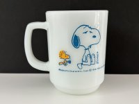ファイヤーキング スヌーピー コーヒーブレイク マグカップ ヴィンテージ USA PEANUTS Fire-king SNOOPY
