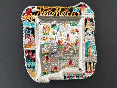 画像2: USA ヴィンテージ スーベニア アッシュトレイ ニューメキシコ州 New Mexico 灰皿  vintage souvenir ashtray