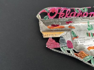 画像3: USA ヴィンテージ スーベニア アッシュトレイ オクラホマ州 Oklahoma 灰皿  vintage souvenir ashtray