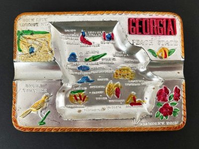 画像2: USA ヴィンテージ スーベニア アッシュトレイ ジョージア州 Georgia 灰皿  vintage souvenir ashtray