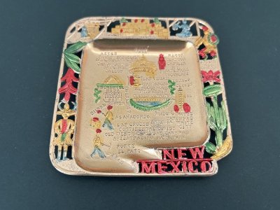 画像1: USA ヴィンテージ スーベニア アッシュトレイ ニューメキシコ州 New Mexico 灰皿  vintage souvenir ashtray