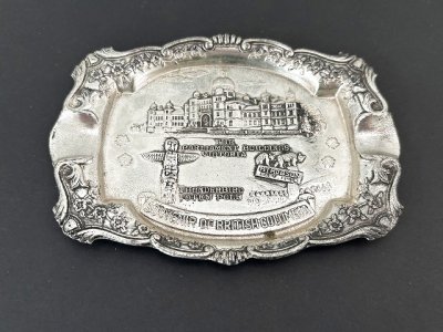 画像1: カナダ USA ヴィンテージ スーベニア アッシュトレイ ブリティッシュコロンビア州 British Columbia 灰皿  vintage souvenir ashtray