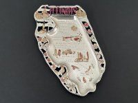 USA ヴィンテージ スーベニア アッシュトレイ イリノイ州 Illinois 灰皿  vintage souvenir ashtray