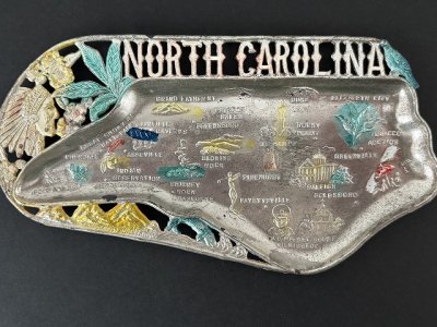 画像2: USA ヴィンテージ スーベニア アッシュトレイ ノースカロライナ州 North Carolina 灰皿  vintage souvenir ashtray