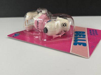 画像2: 1970's AVIVA スヌーピー ベル BELLE WIND-UP TOY 未開封 ヴィンテージ PEANUTS