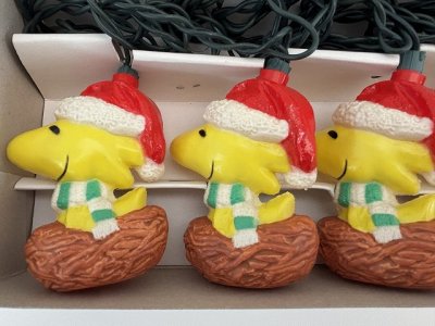 画像8: レア!! ヴィンテージ ウッドストック クリスマスライト ランプ KURT S.ADLER 箱付き vintage スヌーピー SNOOPY PEANUTS
