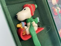 スヌーピー ウッドストック HALLMARK ストッキングハンガー 箱入り PEANUTS SNOOPY ヴィンテージ