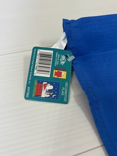 画像3: 未使用 タグ付き スヌーピー ウッドストック BIG FLAG フラッグ SNOOPY PEANUTS USA