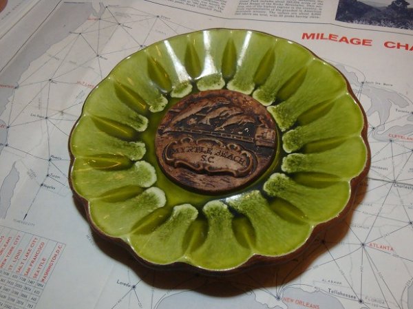 画像1: 1960's トレジャークラフト TREASURE CRAFT ヴィンテージ アシュトレイ 灰皿  vintage ashtray (1)
