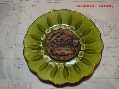 画像1: 1960's トレジャークラフト TREASURE CRAFT ヴィンテージ アシュトレイ 灰皿  vintage ashtray