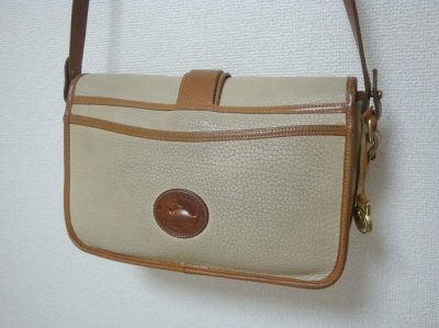 画像1: ヴィンテージ DOONEY & BOURKE ドゥーニー＆バーク USA レザー ショルダーバッグ