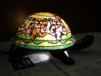 画像1: グレイトフルデッドベア カメ型 亀 ビンテージ USA テーブルランプ ライト