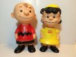 画像1: 1958年 ビンテージ チャーリーブラウン & ルーシー ドール 2体セット ハンガーフォード社 Hungerofrd PEANUTS スヌーピー 1950's (1)