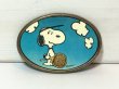 画像1: ヴィンテージ スヌーピー バックル テニススヌーピー MADE IN USA vintage snoopy (1)