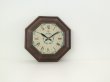 画像2: 1960's 1970's LUX製 ビンテージ ウォールクロック ローズ 薔薇 アンティーク 壁掛け時計  (2)