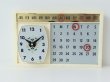画像1: SPARTUS製 ビンテージ 万年カレンダー ウォールクロック 壁掛け時計 1960's 1970's USA アンティーク (1)