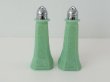 画像1: ジェダイ S&P ソルト&ペッパーセット フラワーデザイン jadeite (1)