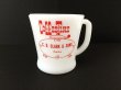 画像1: ファイヤーキング COFFEE TIME アドマグ アドバタイジング C.D. CLARK&SONS ヴィンテージ Fire-king USA (1)