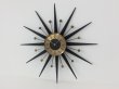 画像2: サイズ大!! ビンテージ 1950's WELBY製 サンバースト クロック ウォールクロック 壁掛け時計 ミッドセンチュリー アンティーク  (2)