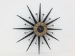 画像3: サイズ大!! ビンテージ 1950's WELBY製 サンバースト クロック ウォールクロック 壁掛け時計 ミッドセンチュリー アンティーク  (3)