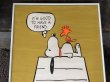 画像2: 1970's スヌーピー ウッドストック Springbok Editions ヴィンテージ ポスター ドッグハウス USA SNOOPY poster PEANUTS (2)