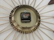 画像9: ビンテージ 1950's 1960's WELBY製 サンバースト クロック ウォールクロック 壁掛け時計 ミッドセンチュリー アンティーク  USA (9)