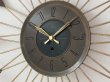 画像3: ビンテージ 1950's 1960's WELBY製 サンバースト クロック ウォールクロック 壁掛け時計 ミッドセンチュリー アンティーク  USA (3)