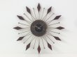画像1: ビンテージ 1950's 1960's WELBY製 サンバースト クロック ウォールクロック 壁掛け時計 ミッドセンチュリー アンティーク  USA (1)