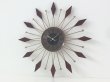 画像2: ビンテージ 1950's 1960's WELBY製 サンバースト クロック ウォールクロック 壁掛け時計 ミッドセンチュリー アンティーク  USA (2)