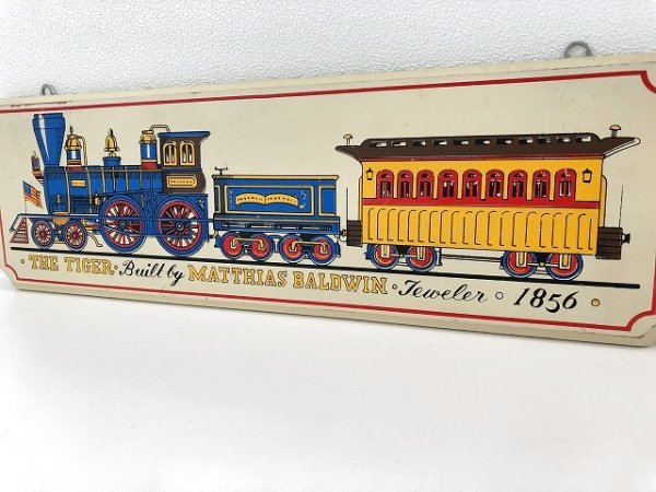ヴィンテージ RAILROAD 列車 鉄道 モチーフ 木製 WOOD 壁掛け飾り