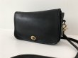 画像1: オールドコーチ OLD COACH ショルダーバッグ ブラック 黒 ショルダーポーチ ヴィンテージ USA vintage (1)